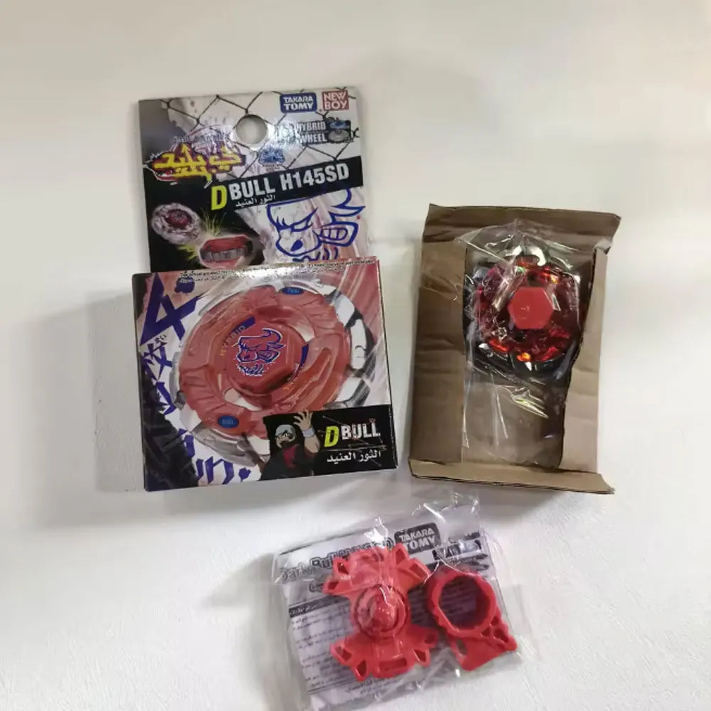 A boxed Metal Fight Beyblade Rock Leone Premium Collector's Edition with accessories.