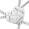Personalized Stainless Steel Heart Name Necklace