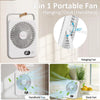 Portable Foldable Mini Fan with Digital Display