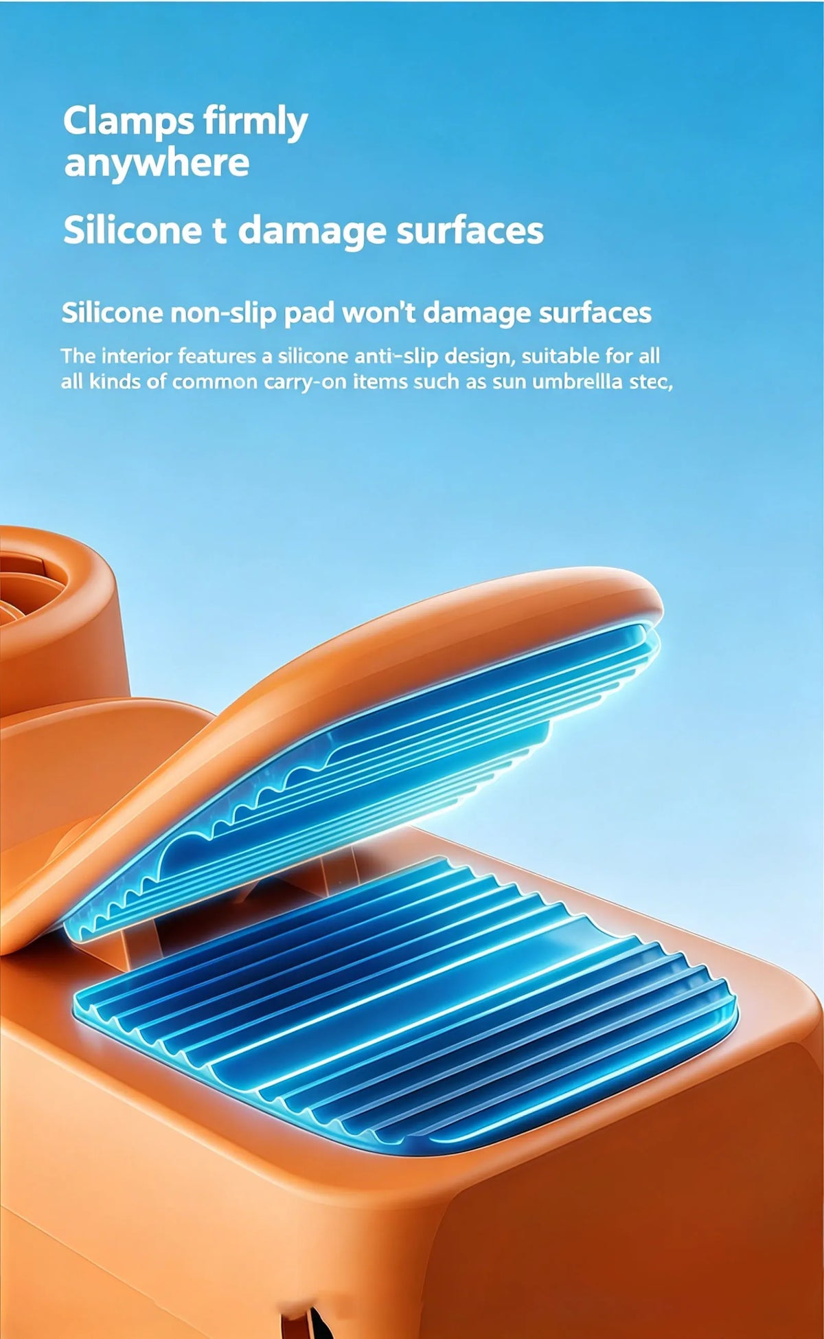 Portable Clip-On USB Fan with Rotatable Head