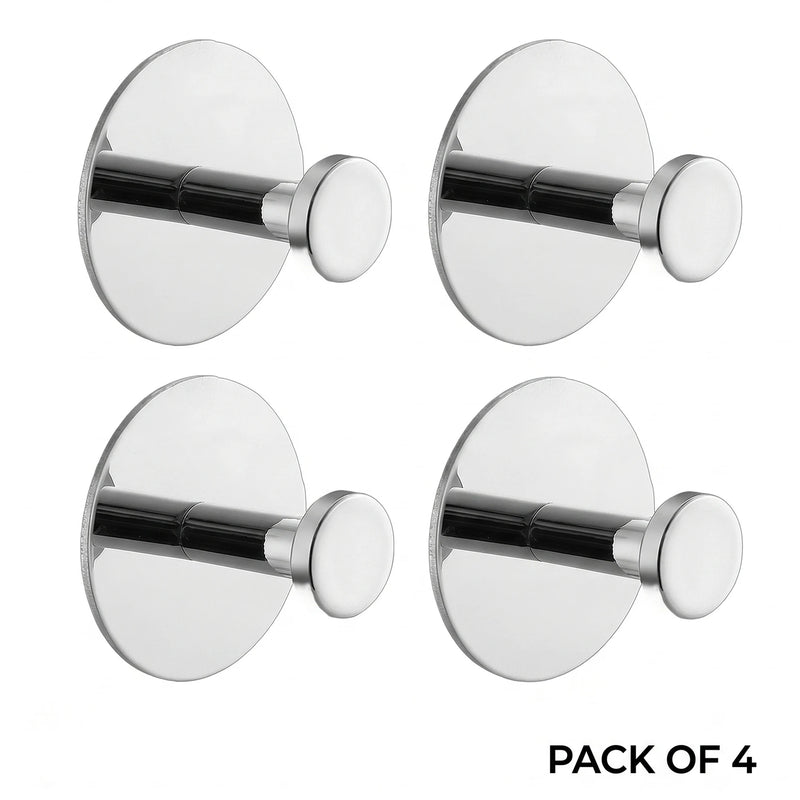 Hochwertige Edelstahl-Klebehaken (4er-Set)
