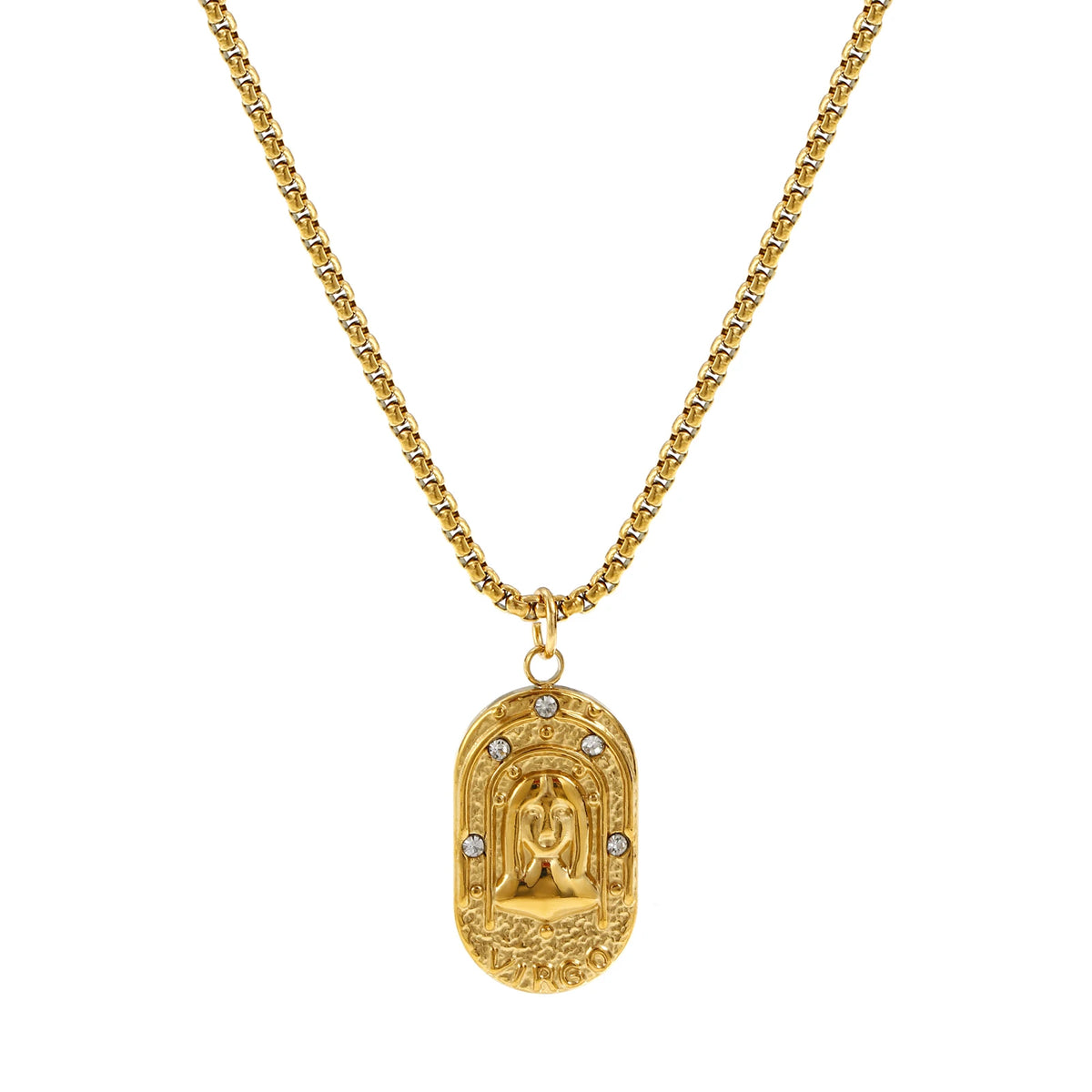 18K Gold Plated Constellation Pendant Necklace