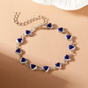 Heart Crystal Charm Bracelet