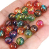 8mm Stripe Round Acrylic Beads for Jewelry Making (300-Piece Set)