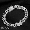 Iced-Out Cuban Link Anklet