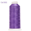 80-Color Polyester Embroidery Thread Set with Large 4000m Spools