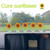 Sunflower Shaking Head Car Ornament – Cute Dashboard & Rearview Mirror Décor