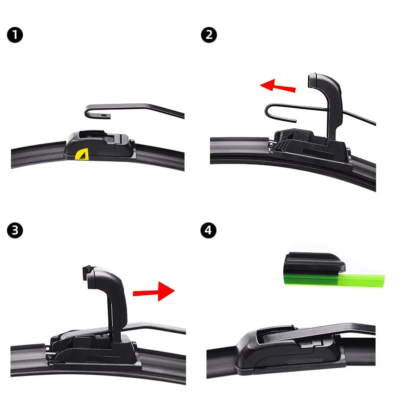 Frameless Universal Windshield Wiper Blades
