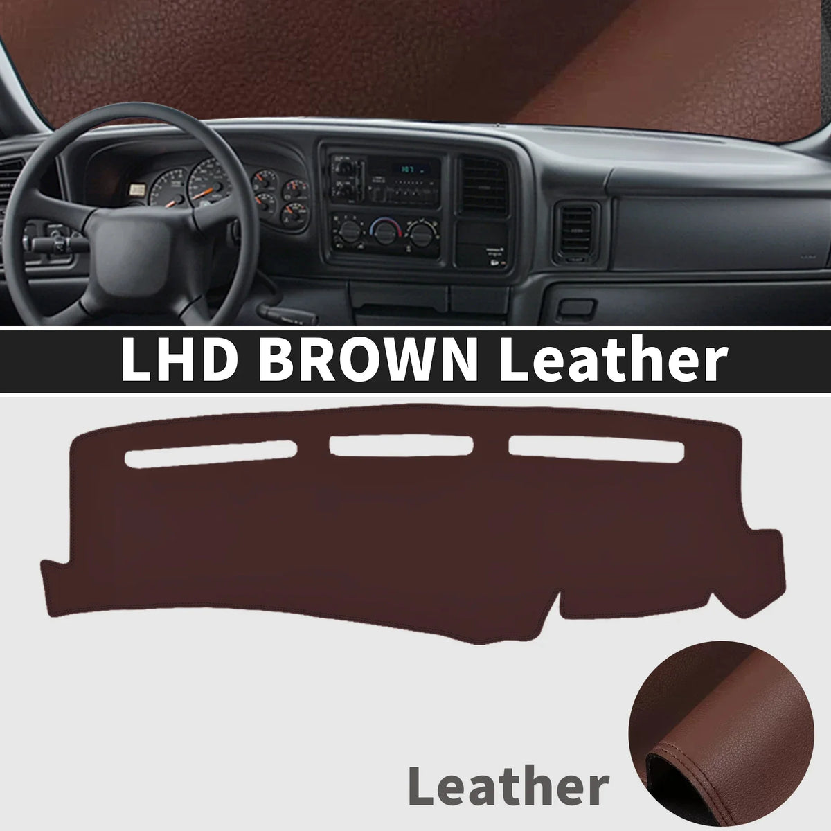Custom Fit Dash Cover for Chevrolet Silverado 1999-2006
