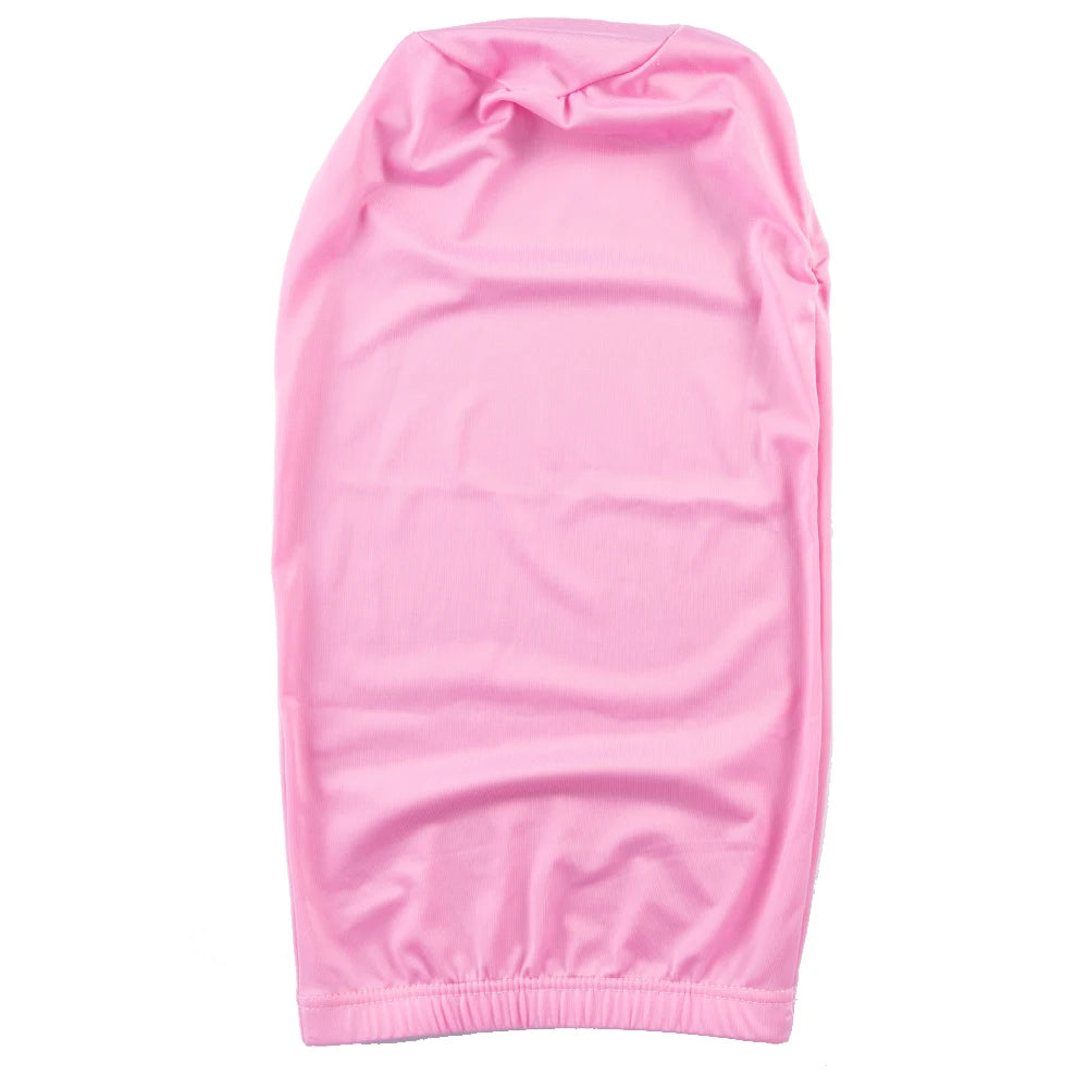 Satin Long Tail Hair Bonnet for Men - Anti-Frizz Night Cap for Braids