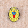 Cute Frog Enamel Pin with Sarcastic Quote