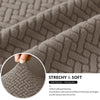 Stretch Jacquard RV Dinette Cushion Covers (2-Piece Set)