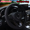 Premium PU Leather Embossed Steering Wheel Cover (14.5-15 Inch)