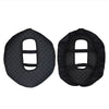 Black microfiber leather custom fit center console armrest pad for Chevrolet Silverado 2019-2024