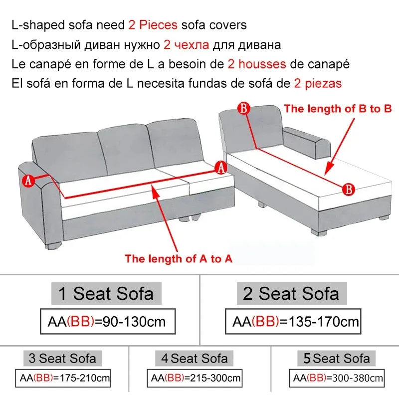 Thick Jacquard Elastic Sofa Cover