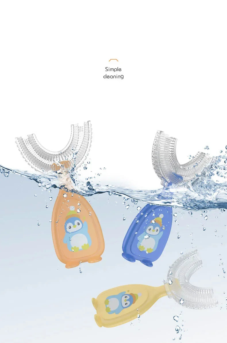 U-Shaped Silicone Toothbrush for Toddlers