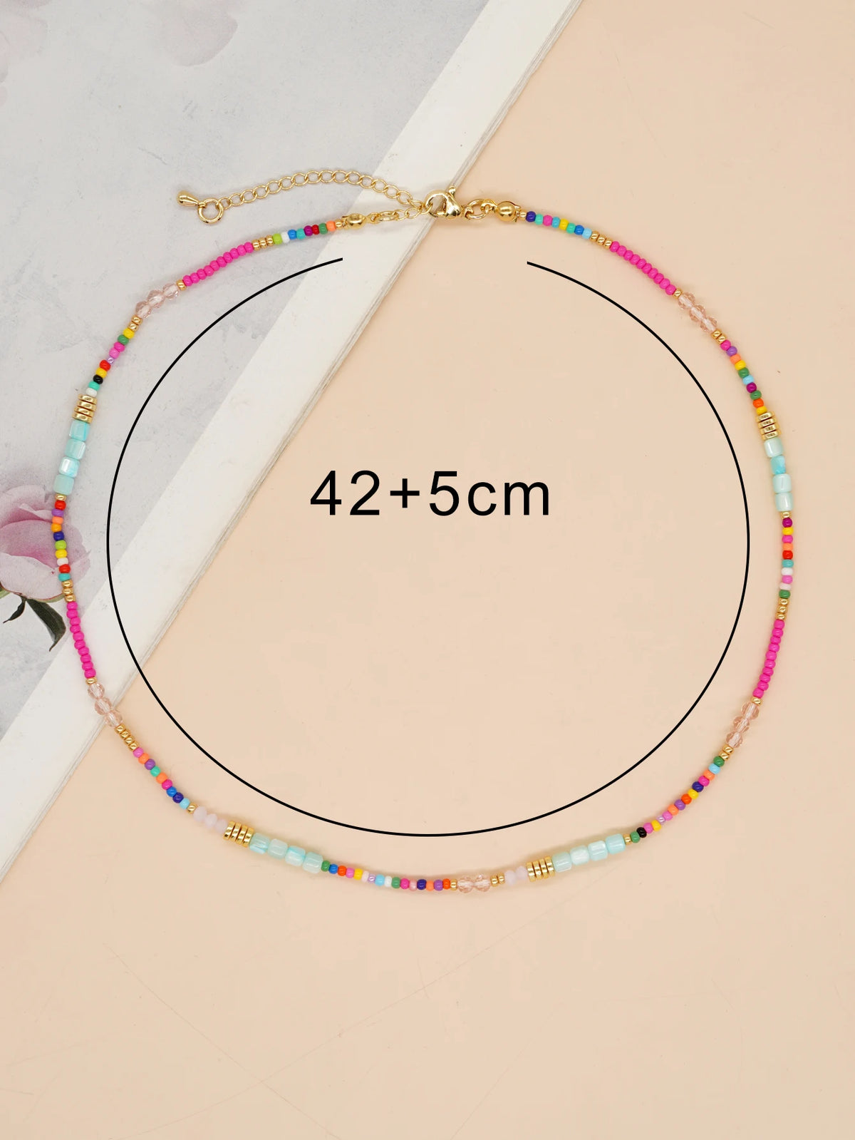 Bohemian Beaded Choker Necklace