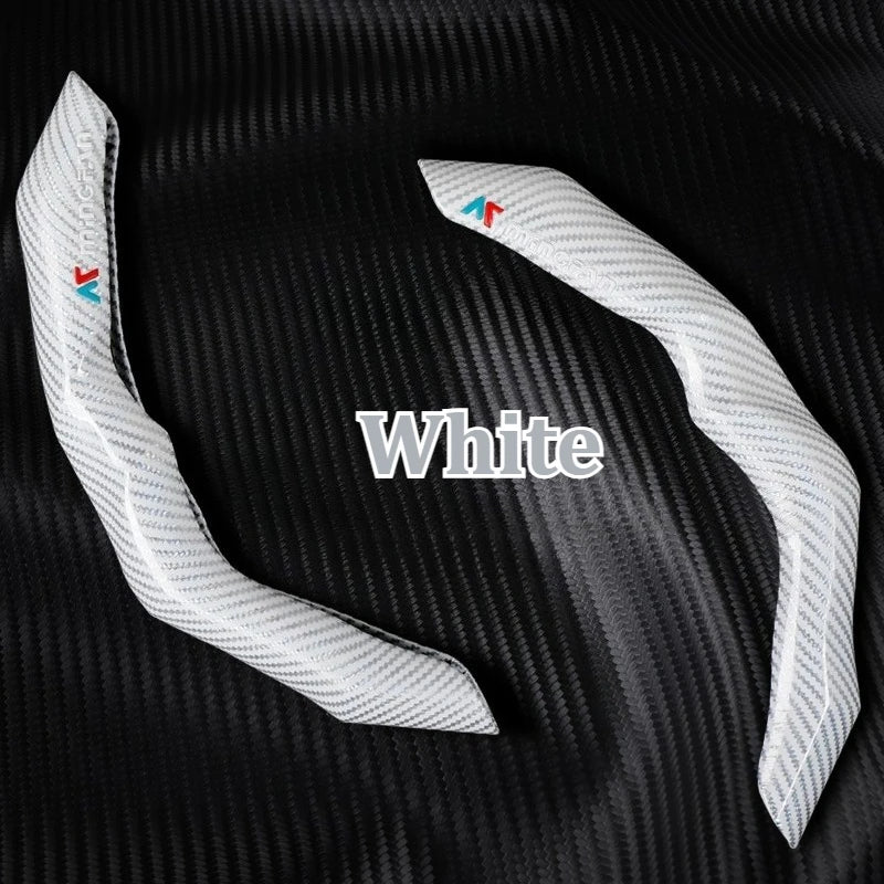 Carbon Fiber Texture Steering Wheel Cover - Anti-Slip & Comfortable Grip