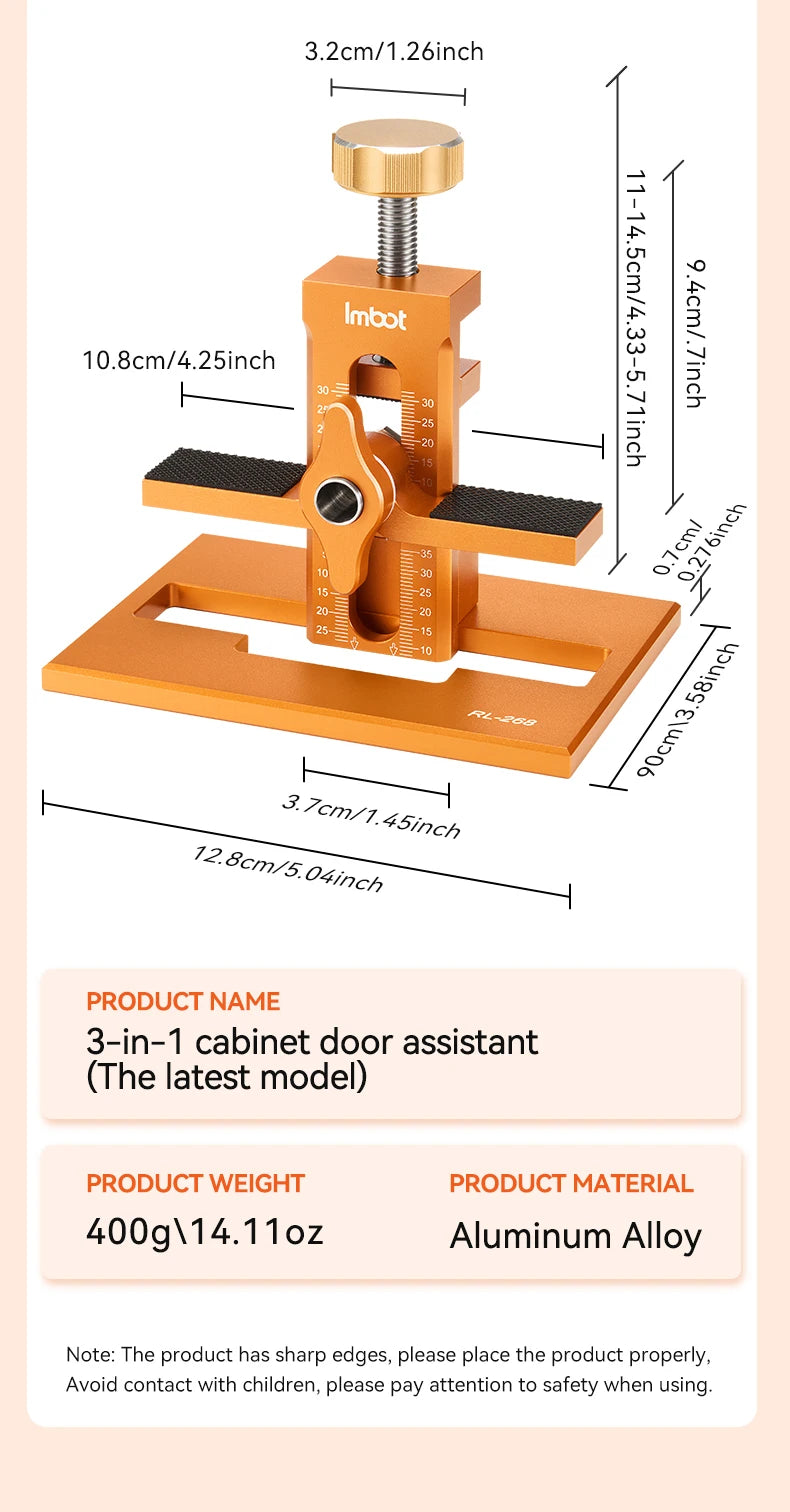 Cabinet Door Installation Positioning Tool