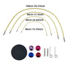 Interchangeable Aluminum Knitting Needle Set with Crochet Hooks