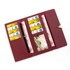 Women's Tri-Fold PU Leather Wallet with Coin Pocket