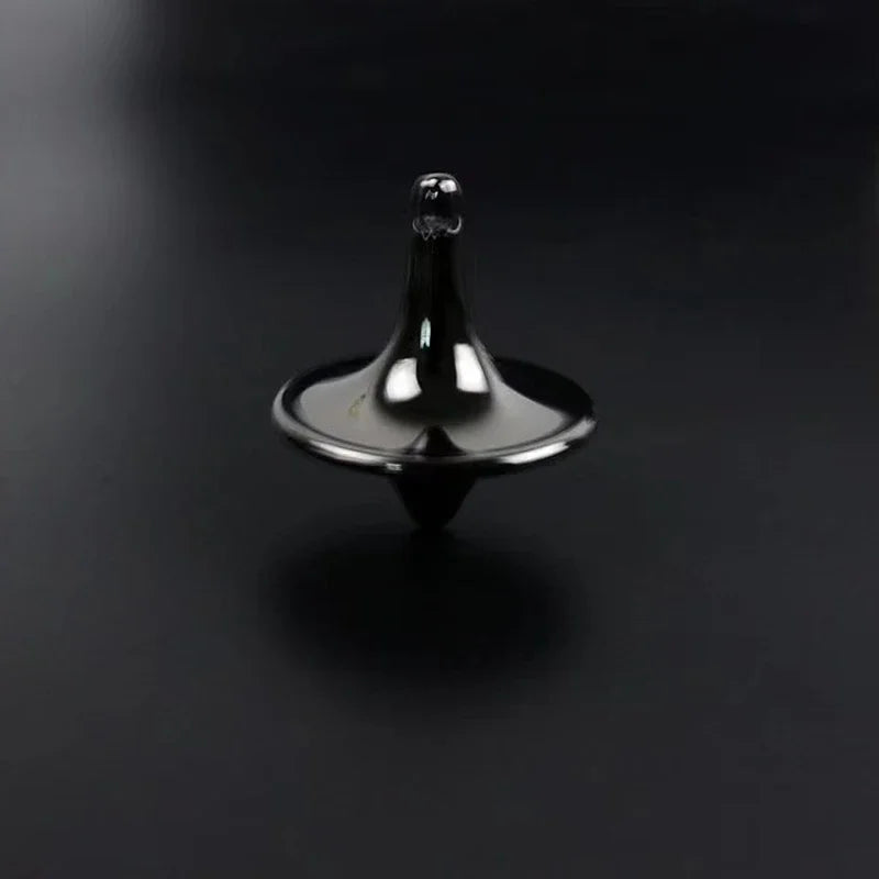 Silver Metal Fidget Spinning Top Gyroscope for Stress Relief