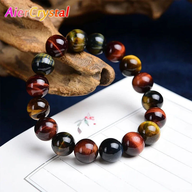 Natural Tiger's Eye Beaded Bracelet