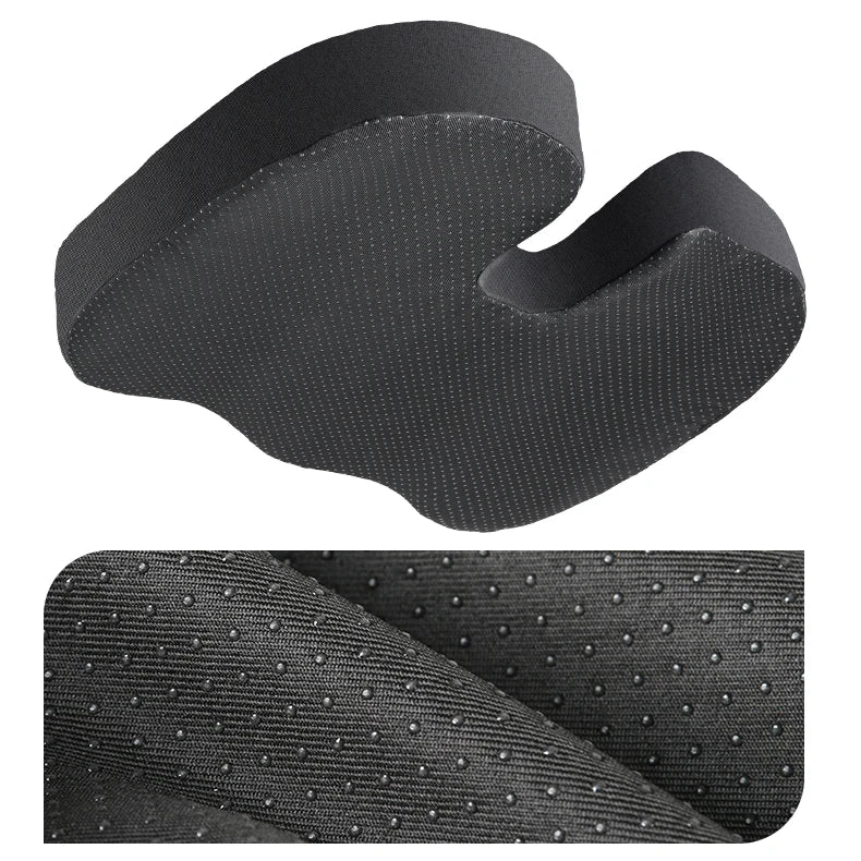 Ergonomic U-Shaped Memory Foam Seat Cushion for Coccyx Pain Relief
