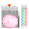 21-Piece Professional Nail Art Brush Set