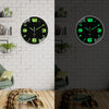 Glow-in-the-Dark Silent Wall Clock for Home Decor