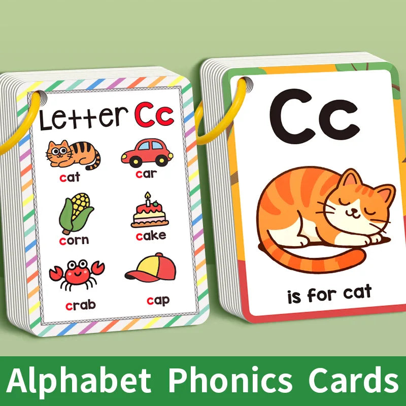 Alphabet Flash Cards for Early Learning & Montessori Education
