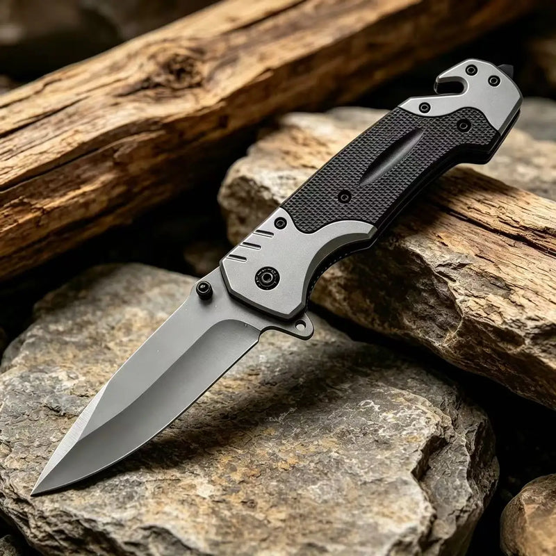 Compact Folding Pocket Knife with Glass Breaker