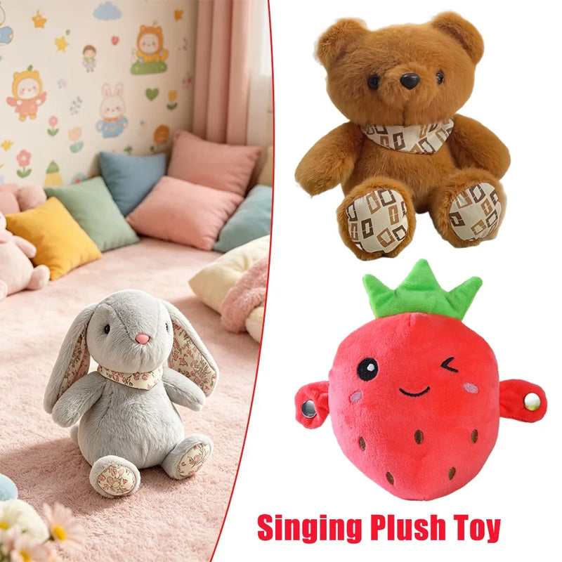 Interactive Rhythm Piano Plush Bear