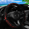 Flame Totem Fabric Steering Wheel Cover (Fits 14.5-15 Inch)