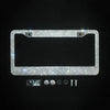 Crystal Rhinestone License Plate Frame for Cars