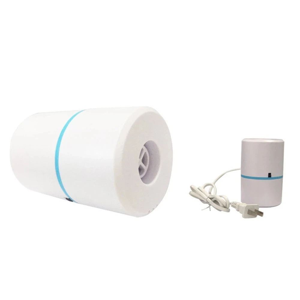 Electric Vacuum Compression Pump for Space-Saving Storage