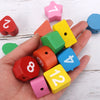 Wooden Shape & Number Sorting Clock Puzzle for Early Learning