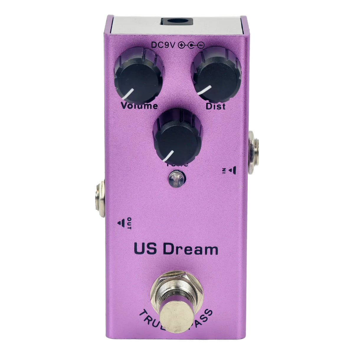 Compact Guitar Effects Pedal with 10 Classic Effect Modes