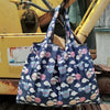 Foldable Eco-Friendly Shopping Bag with Cartoon Print