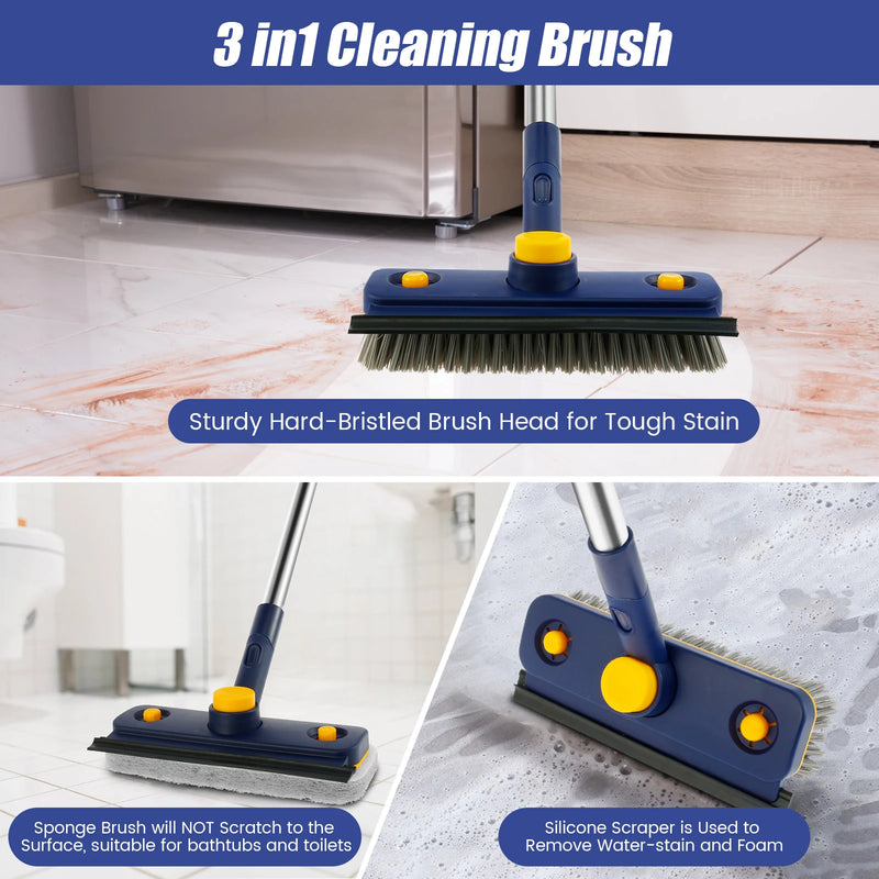 3-in-1 Extendable Long Handle Cleaning Brush