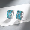 925er Sterling Silber Turquoise Ohrringe
