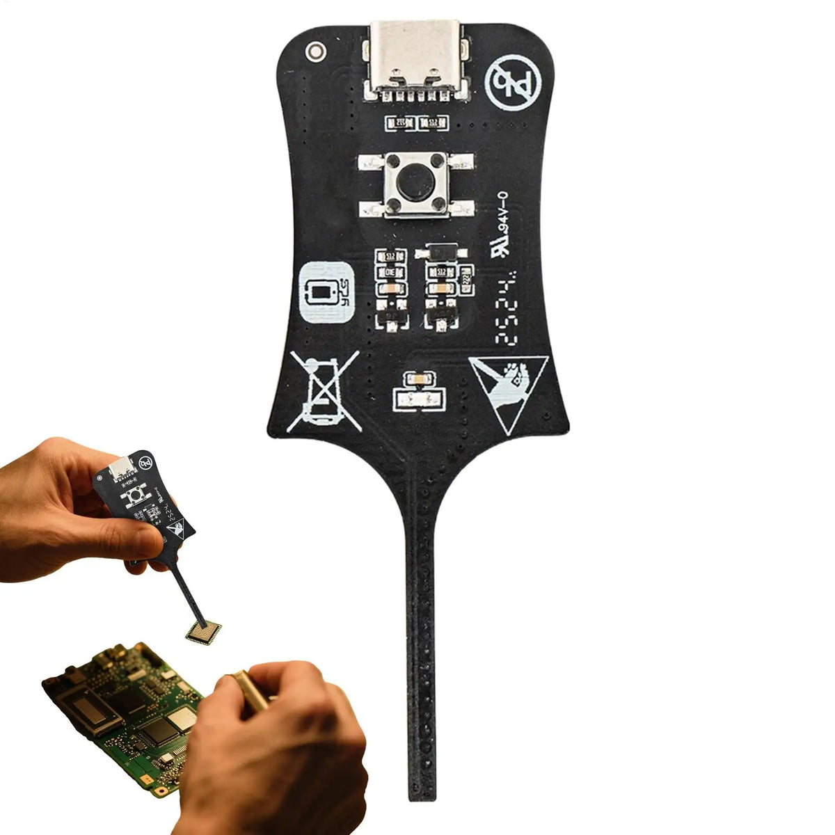 Compact Motherboard Coil Tester for Phone Repair Diagnostics