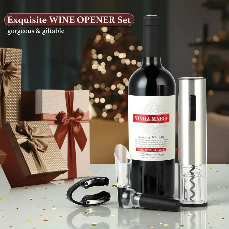 Rechargeable Electric Wine Opener Set