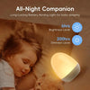 Rechargeable Egg Night Light with 7 Colors & Dimming