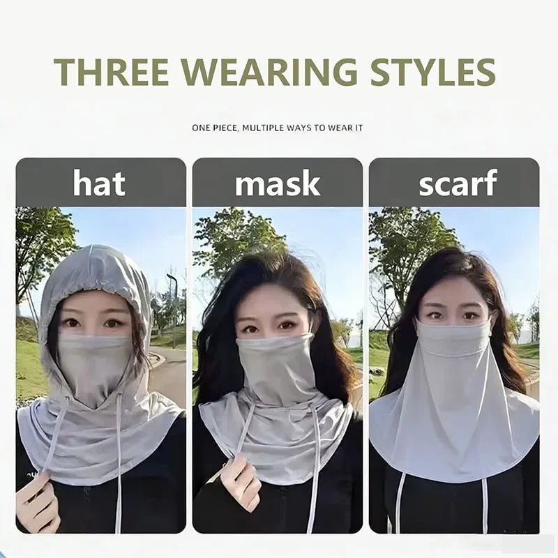 UV Protection Balaclava Face Mask with Neck Cover