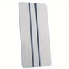 Silver scratch-free vinyl applicator tool with multiple ridges for crafts and wraps