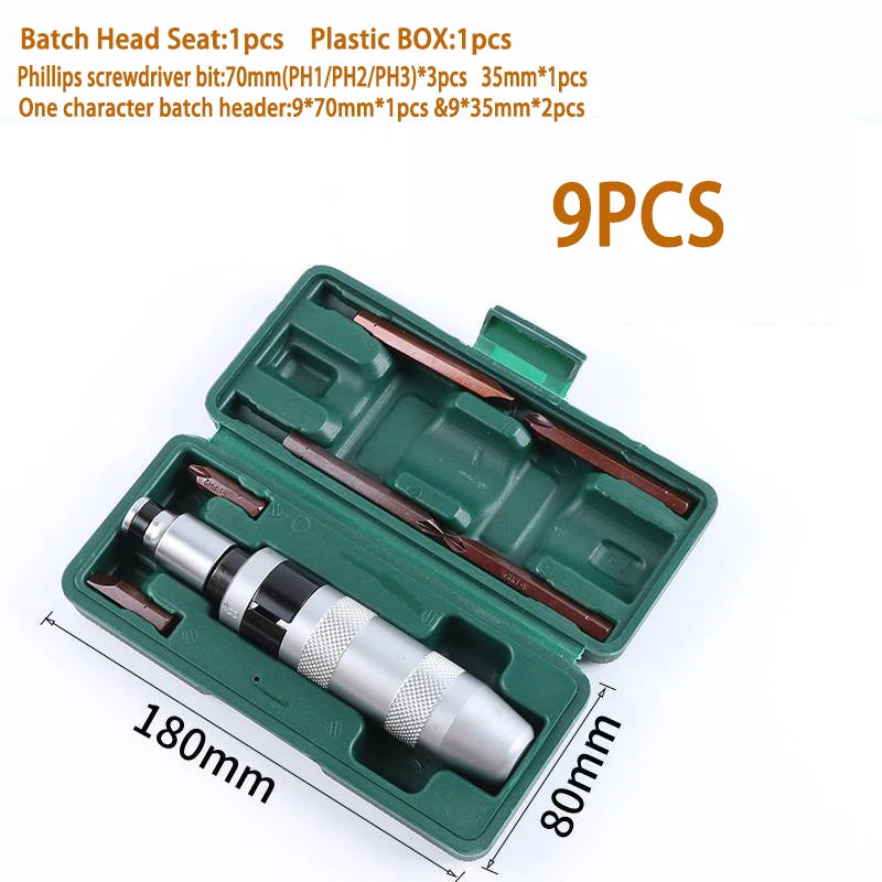13-Piece Impact Screwdriver Kit for Stubborn Screws
