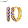 Minimalist CZ Huggie Hoop Earrings