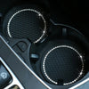 Crystal Rhinestone Car Cup Holder Coasters (Set of 2)