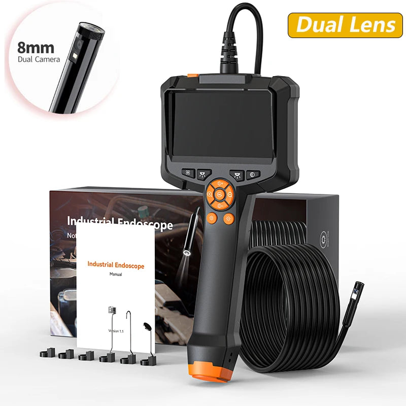 4.3" HD Inspection Camera with Waterproof Borescope